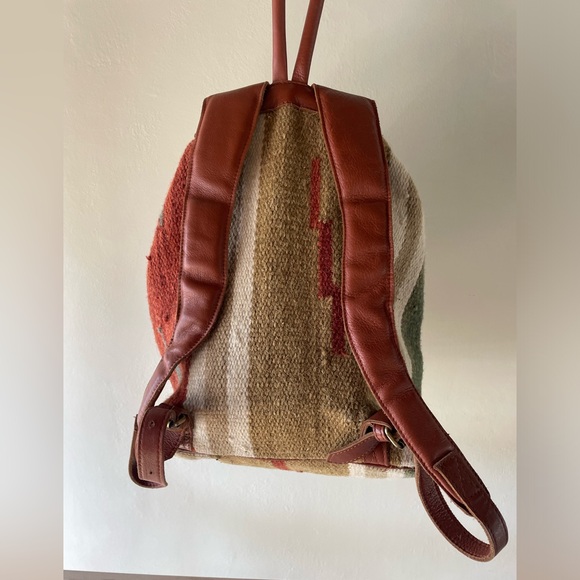 Raj | Vintage Kilim Woven Backpack - Picture 4 of 16